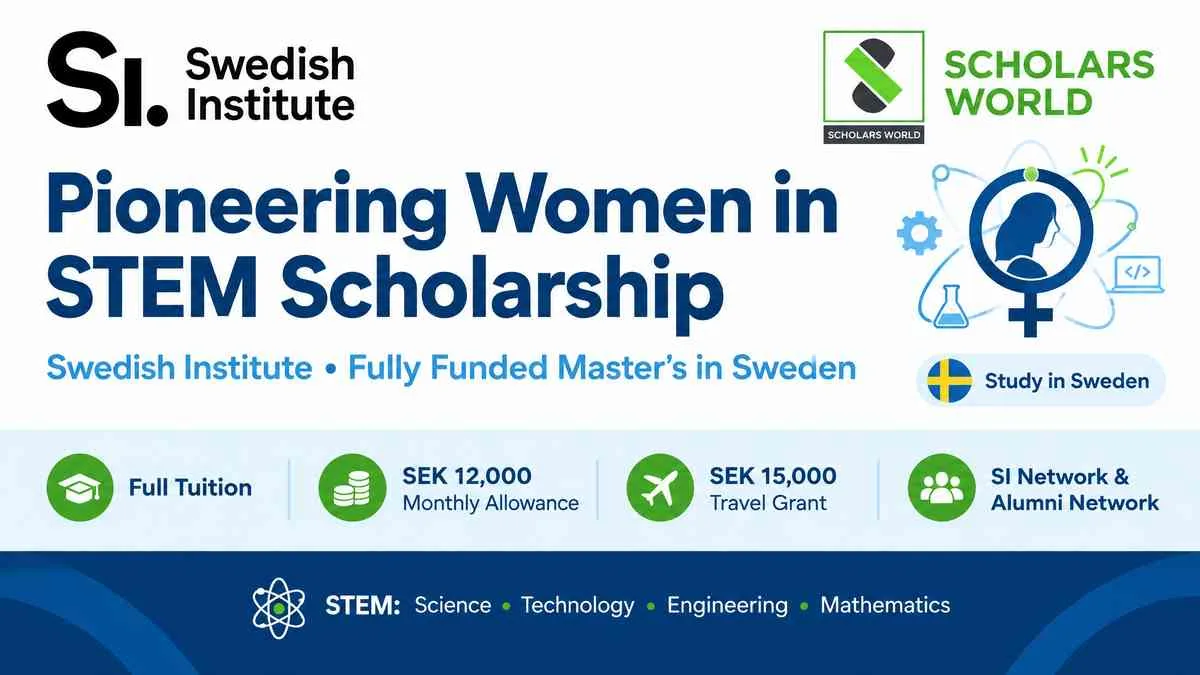 Swediish Institute (SI) scholarship banner